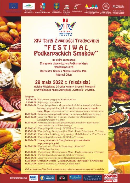 Program Festiwal Podkarpackich Smaków
