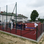 Otwarcie boiska wielofunkcyjnego przy Szkole Podstawowej w Lisowie