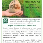 Informacja PZDR Jasło dot. kampanii wniosków dopłat bezpośrednich w 2023 roku